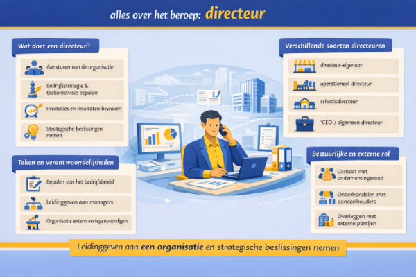 Alles over het beroep directeur Wat doet een directeur